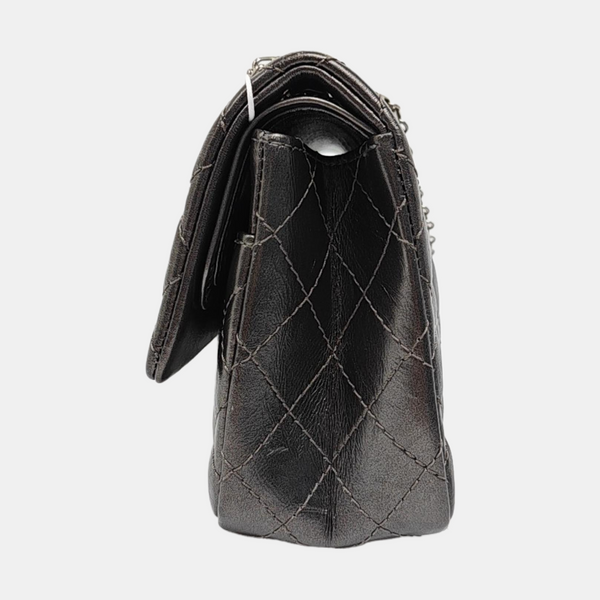 2.55 225 (small) Quilted Calfskin Gray