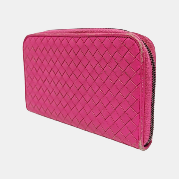 Lambskin Wallet Red