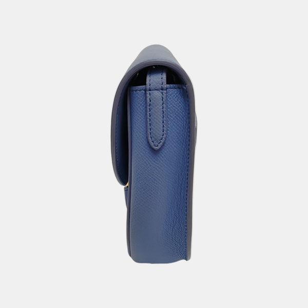 TROTTEUR Small Calfskin Blue