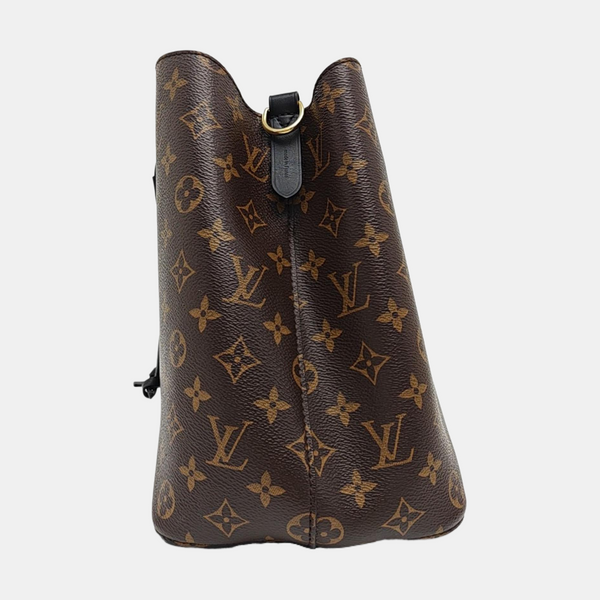 NÉONOÉ MM Monogram Coated Canvas Brown