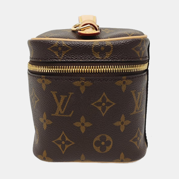 NICE Mini Monogram Coated Canvas Brown
