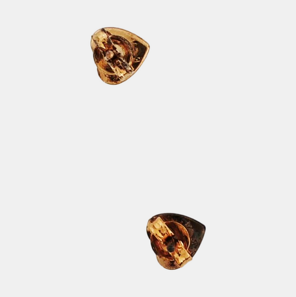 925 Sterling Silver Rose Gold Stud Earrings