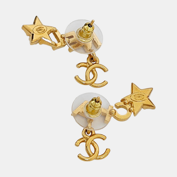 Metal Gold Stud Earrings