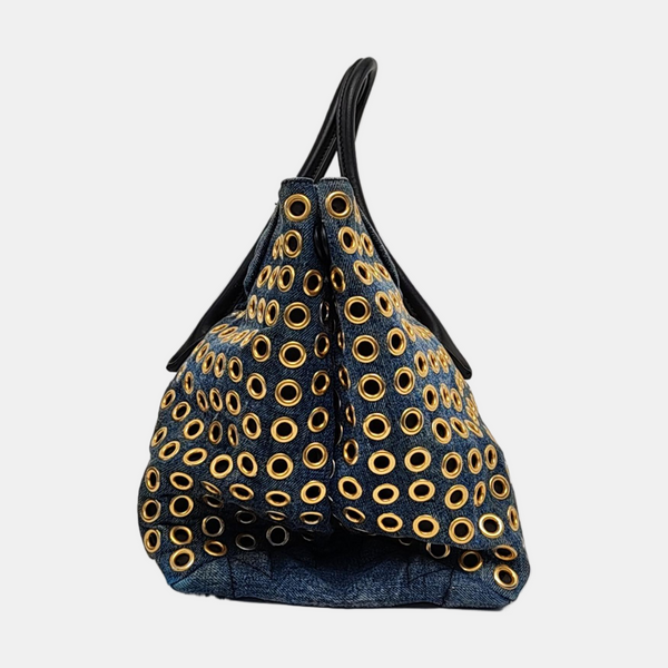 Zipper Wallet Denim Blue