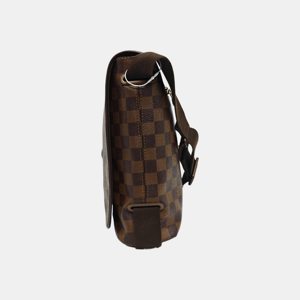 BROOKLYN Damier Ebene Coated Canvas Brown