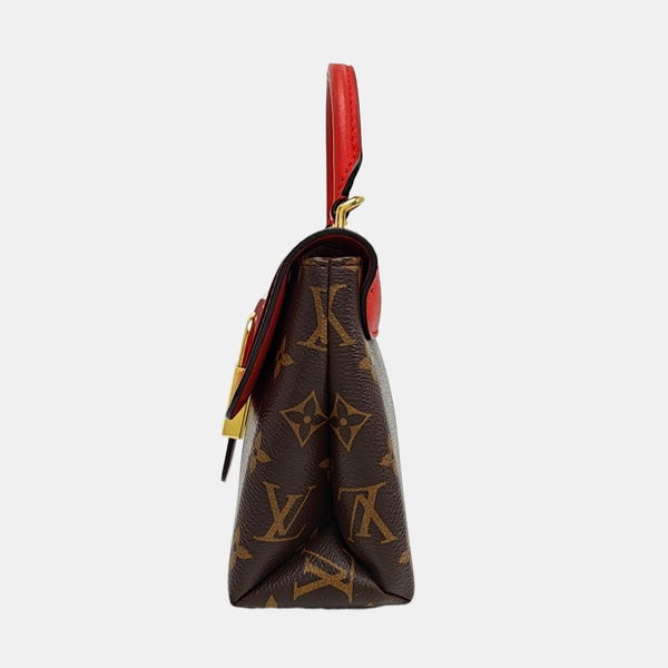 LOCKY BB Monogram Coated Canvas Red