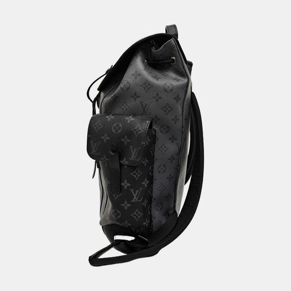 CHRISTOPHER Damier Graphite Coated Canvas Gray