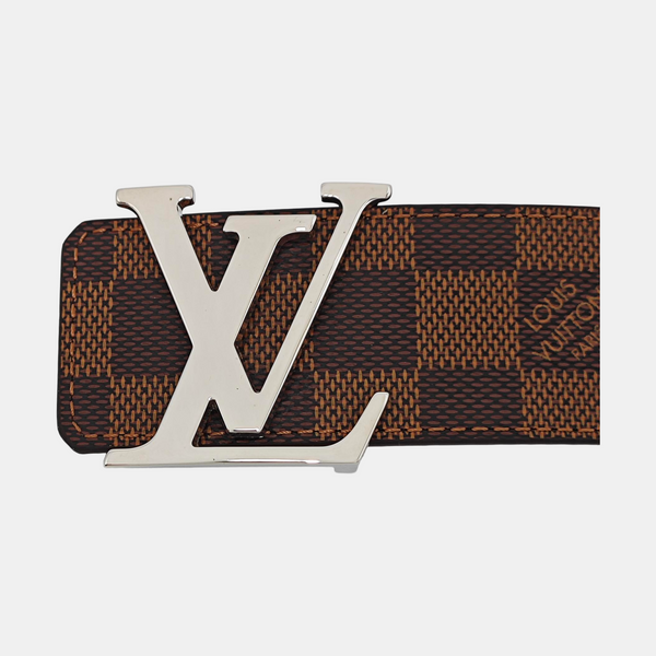 Coated Canvas Belt Brown