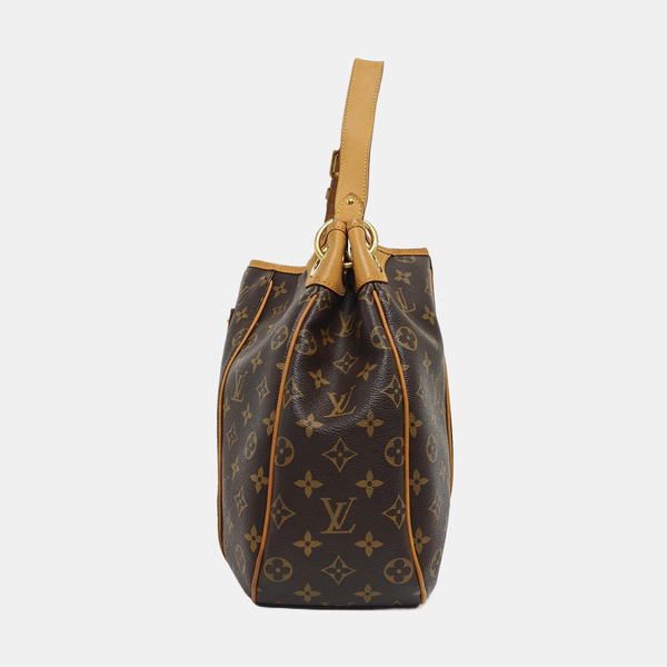 GALLIERA Monogram Coated Canvas Brown