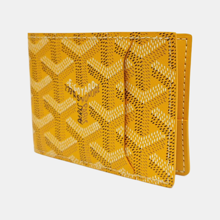 Coated Canvas Wallet Yellow – Looply
