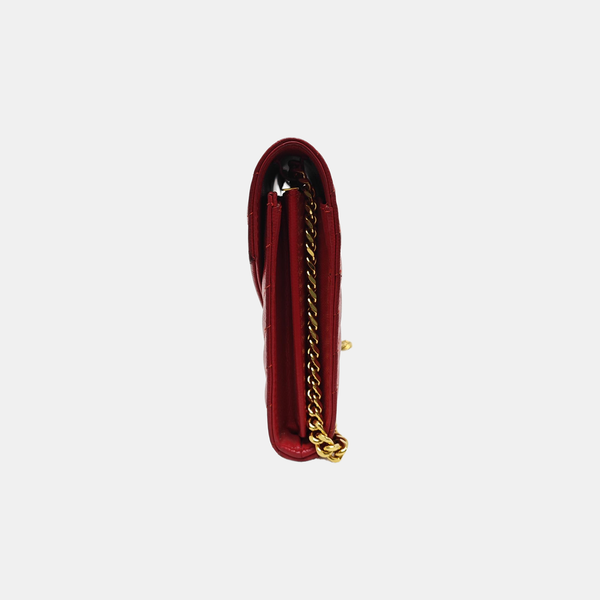 MONOGRAM Medium Quilted Calfskin Red