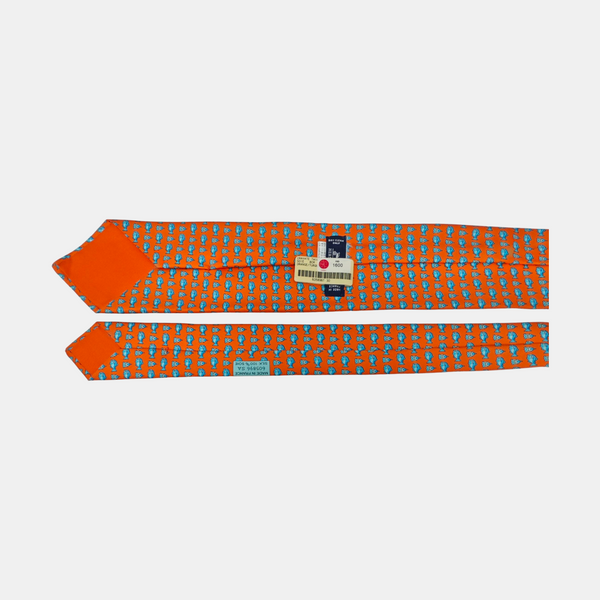 Mulberry Silk Tie Orange