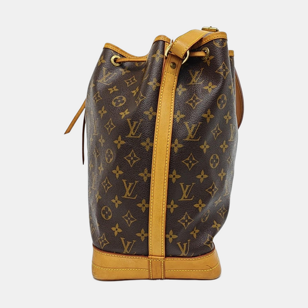 NOÉ GM Monogram Coated Canvas Brown