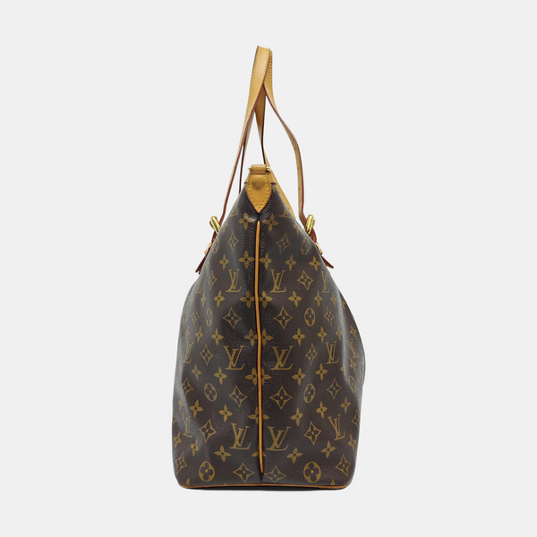 PALERMO GM Monogram Coated Canvas Brown