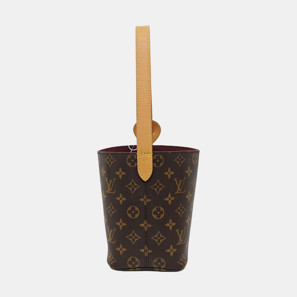 ALL IN BB Monogram Coated Canvas Brown