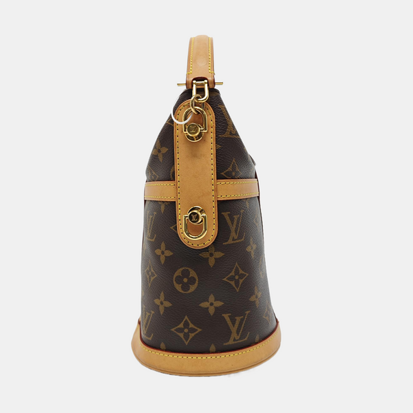 DUFFLE Monogram Coated Canvas Brown