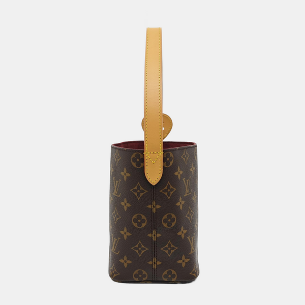 ALL IN BB Monogram Coated Canvas Brown