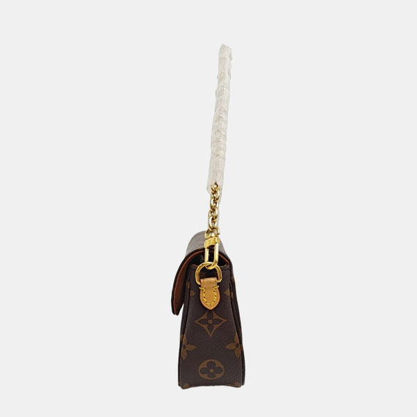 IVY Monogram Coated Canvas Brown