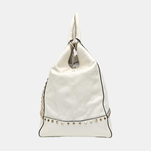 Calfskin Tote Bag White