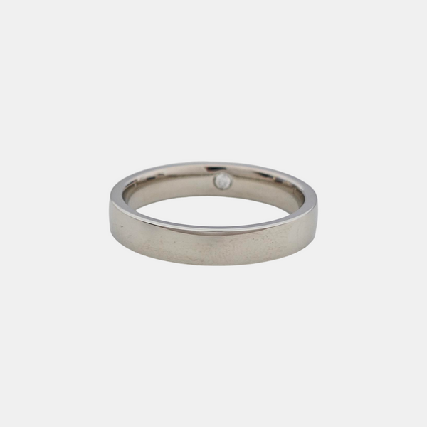 LES ÉTERNELLES Platinum 950 Silver Ring EU 54