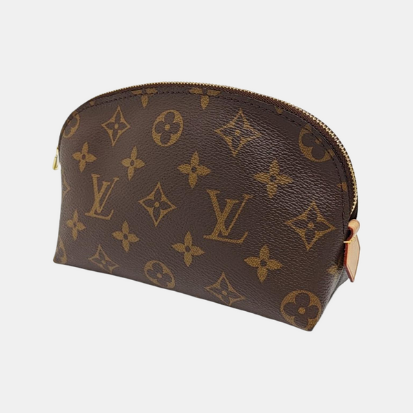 COSMETIC PM Monogram Coated Canvas Brown