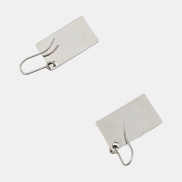 Dio(r)evolution Metal Silver Stud Earrings