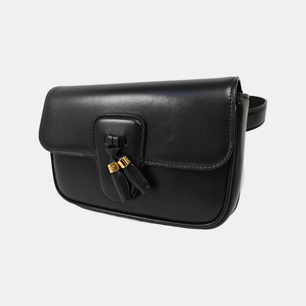 TASSELS Calfskin Black