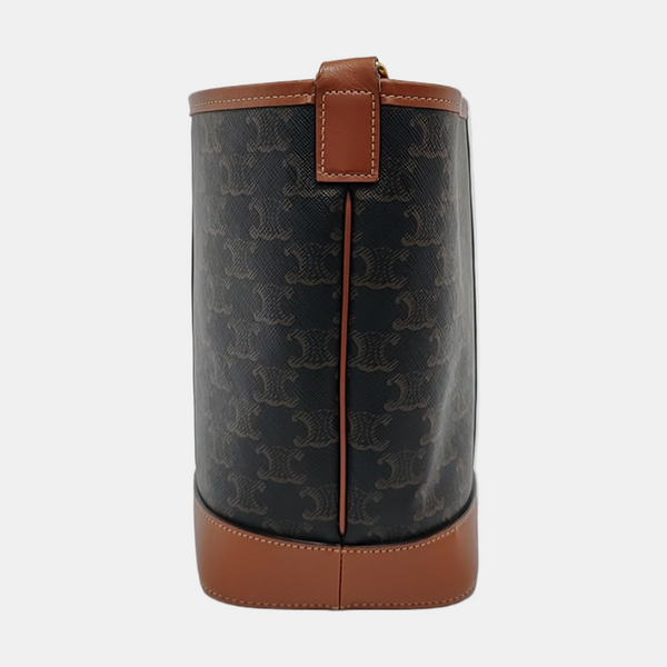 TRIOMPHE CANVAS Small Coated Canvas Brown
