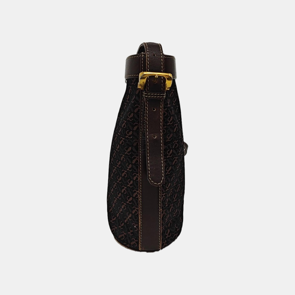 Canvas Shoulder Bag Brown