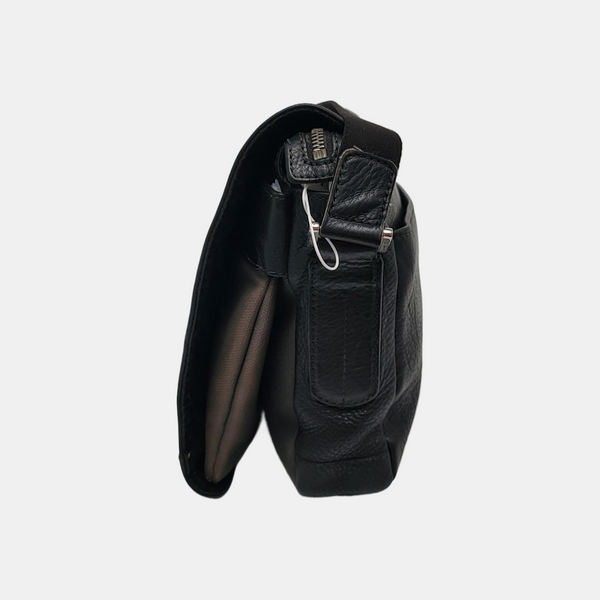Calfskin Shoulder Bag Black