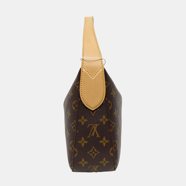 Monogram Coated Canvas Shoulder Bag Brown
