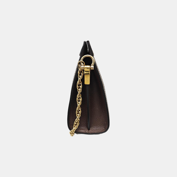 Ophidia Small Monogram Coated Canvas Beige