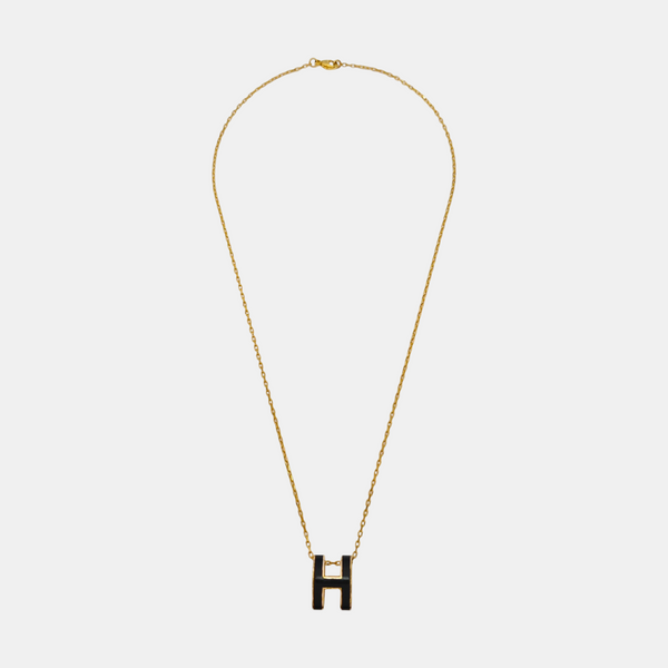Pop H Metal Gold Necklace