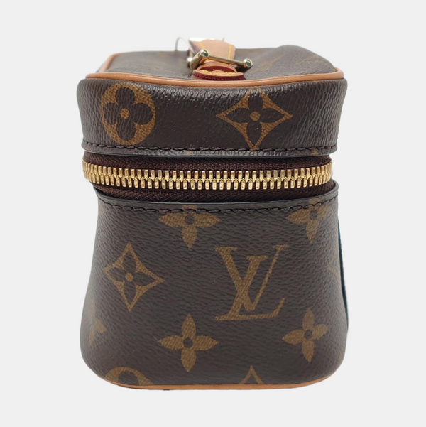 NICE Super Mini Monogram Coated Canvas Brown