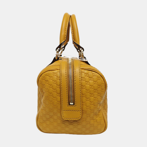 Microguccissima Monogram Calfskin Yellow