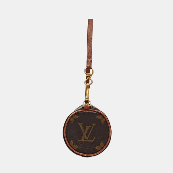 PAPILLON Mini Monogram Coated Canvas Brown