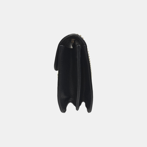Interlocking G Small Calfskin Black