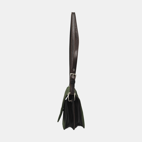 Nylon Shoulder Bag Green