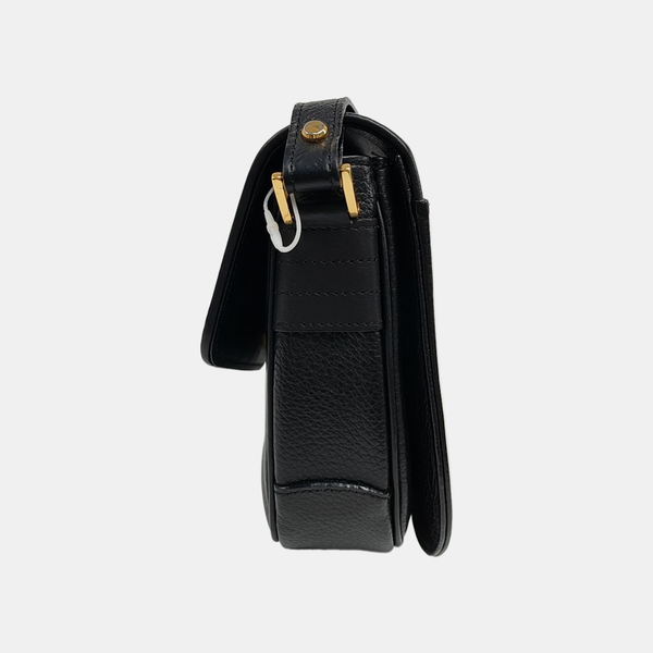 Calfskin Crossbody Bag Black