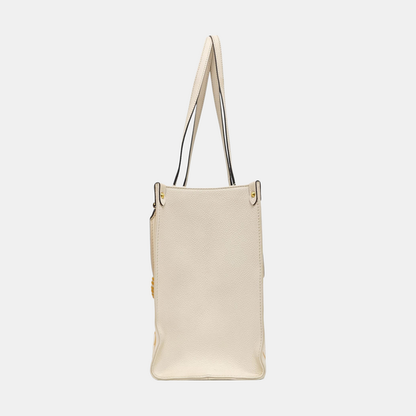 ONTHEGO MM Monogram Calfskin Beige
