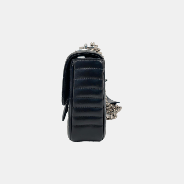 Diagramme Medium Quilted Calfskin Black