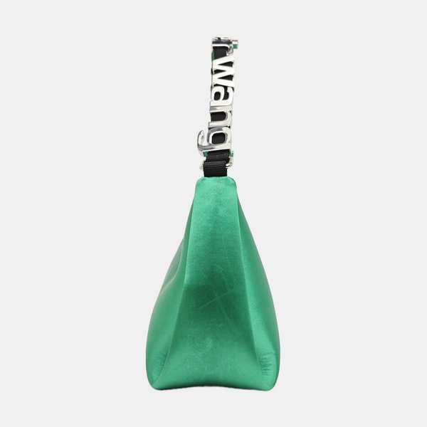 Fabric Top Handle Bag Green