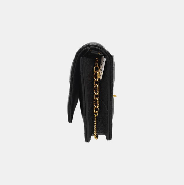 Dior Caro Small Cannage Calfskin Black