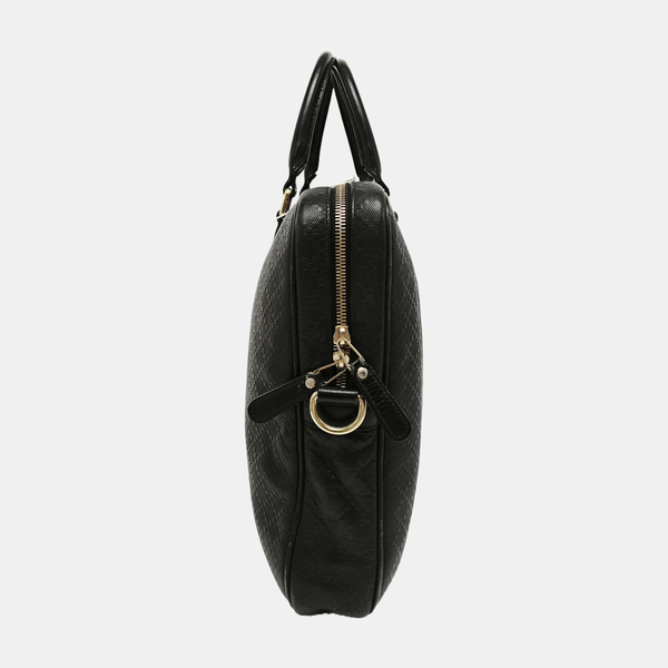 Diamante Quilted Calfskin Black