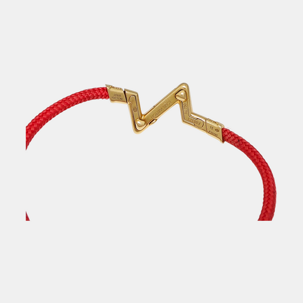 LV VOLT Fabric Red Bracelet