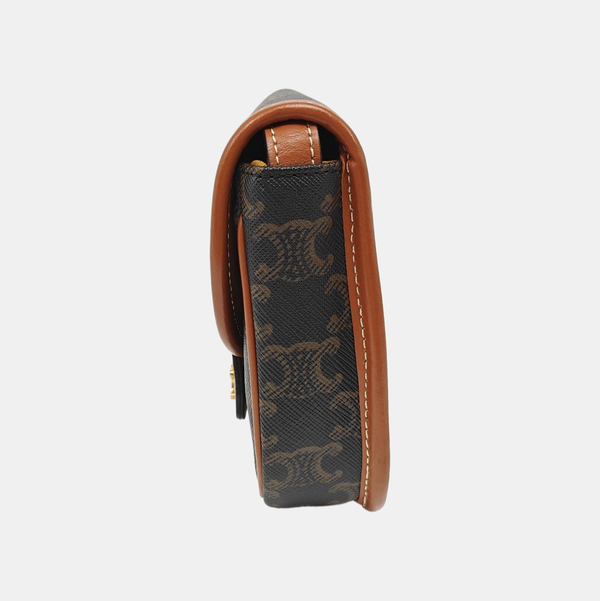 BESACE Mini Coated Canvas Brown
