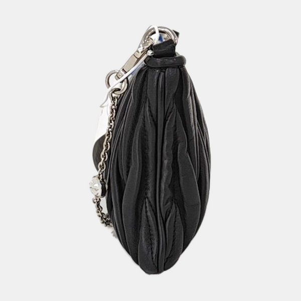Matelassé Quilted Calfskin Black