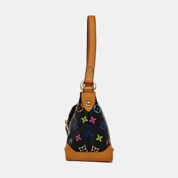 LV × TM ELIZA Monogram Coated Canvas Black