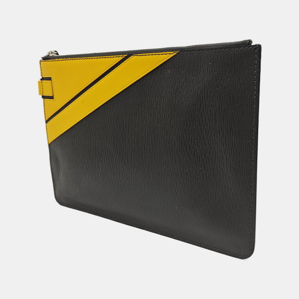 Calfskin Clutch Gray