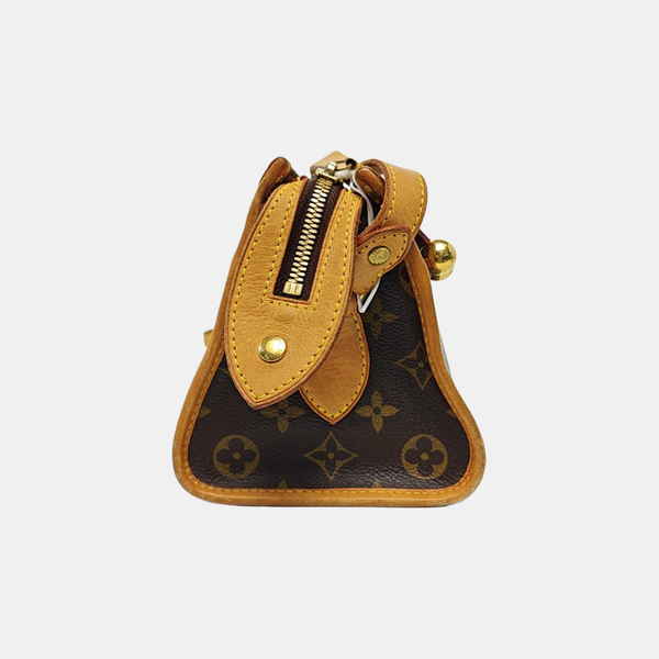 POPINCOURT Monogram Coated Canvas Brown